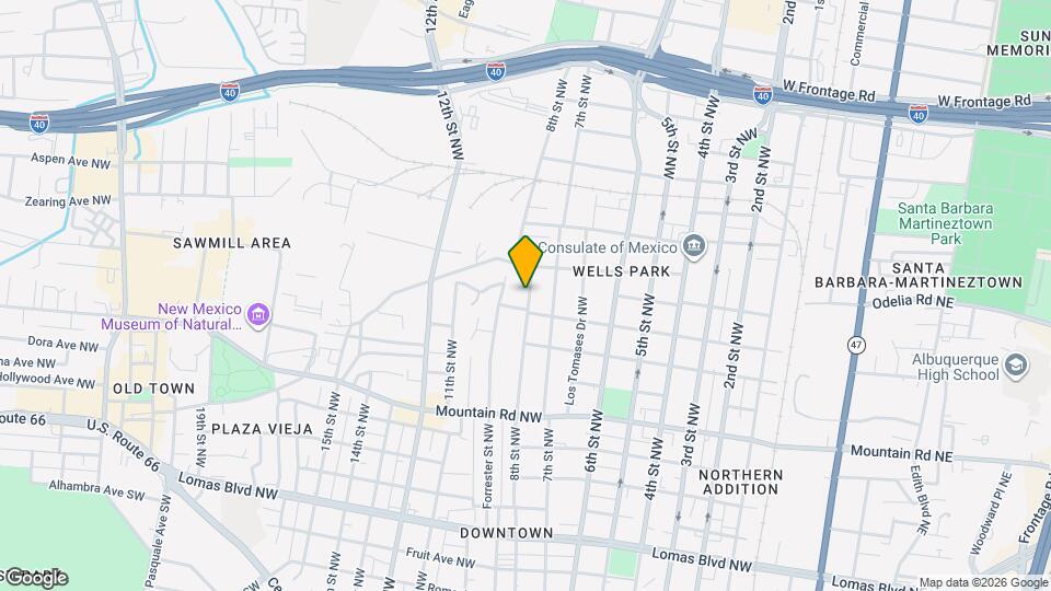 1405 8th St NW Map and Location Details
