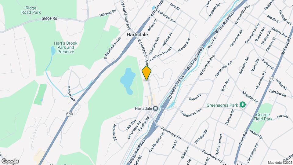 150 E Hartsdale Ave Map and Location Details