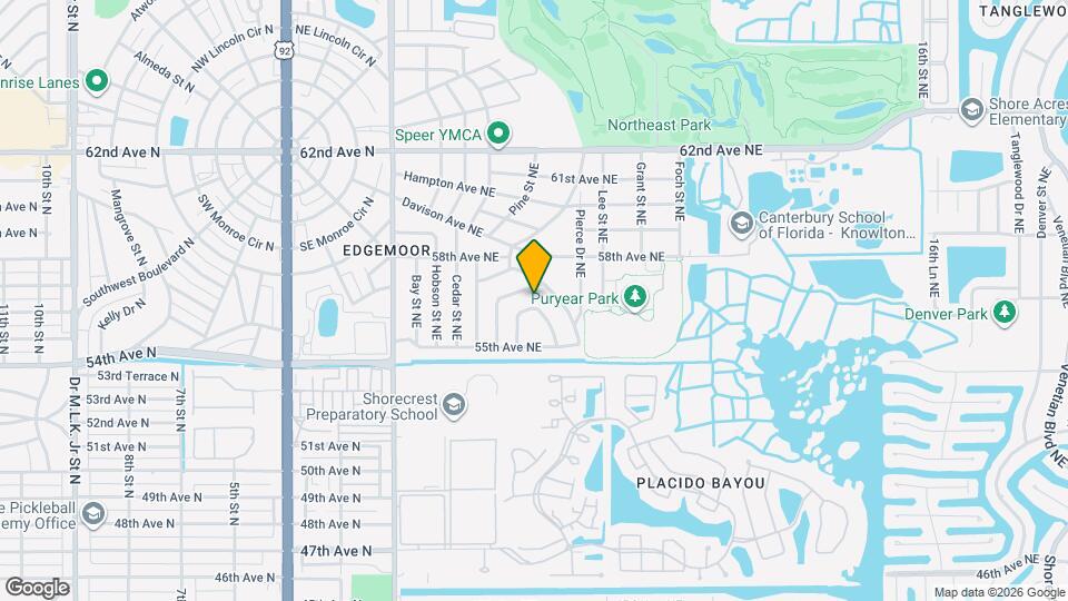 5518 Pine Cir NE Map and Location Details