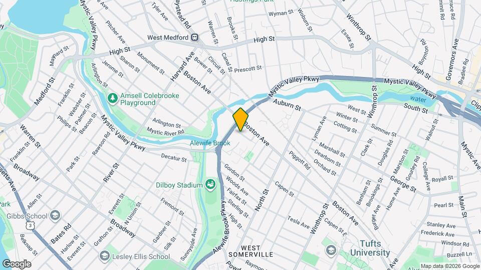 21 Irvington Rd, Unit 1 Map and Location Details