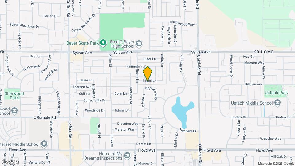 1816 Fallon Ln Map and Location Details