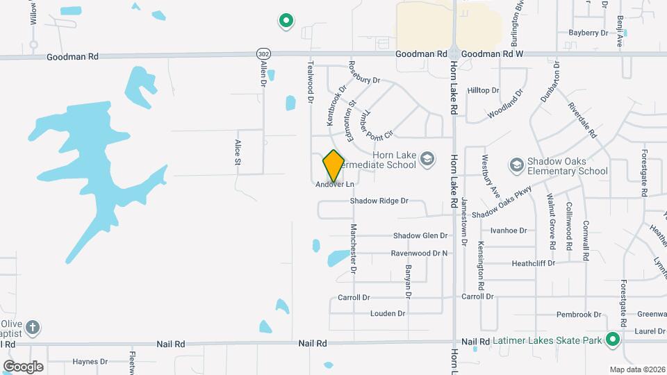 4429 Andover Ln Map and Location Details