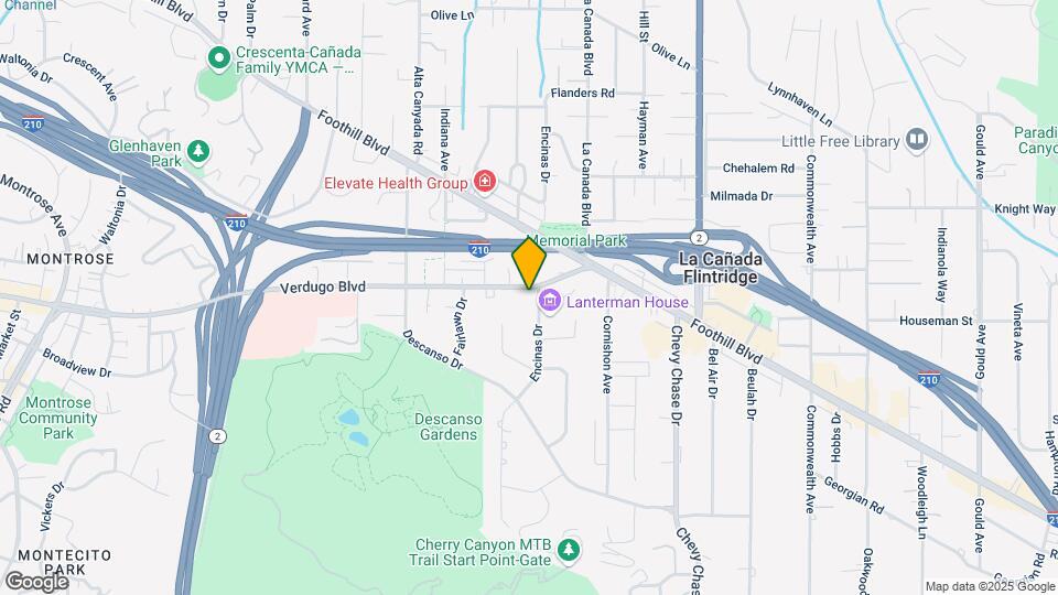 4435 Encinas Dr Map and Location Details