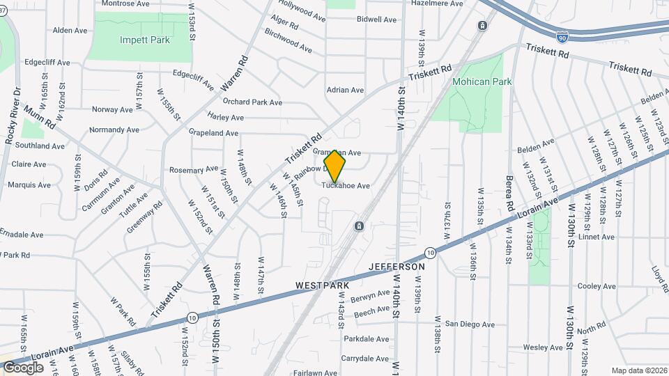 14301 Tuckahoe Ave Map and Location Details