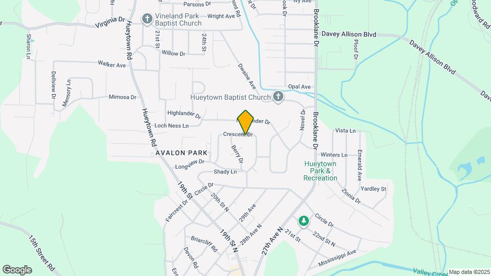 3338 Crescent Dr Map and Location Details