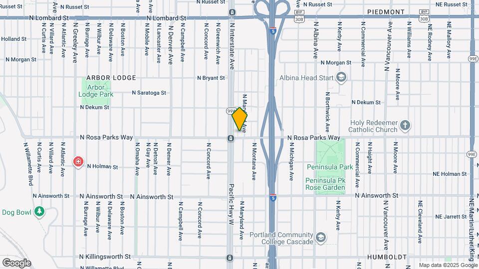 1415 N Rosa Parks Way Map and Location Details
