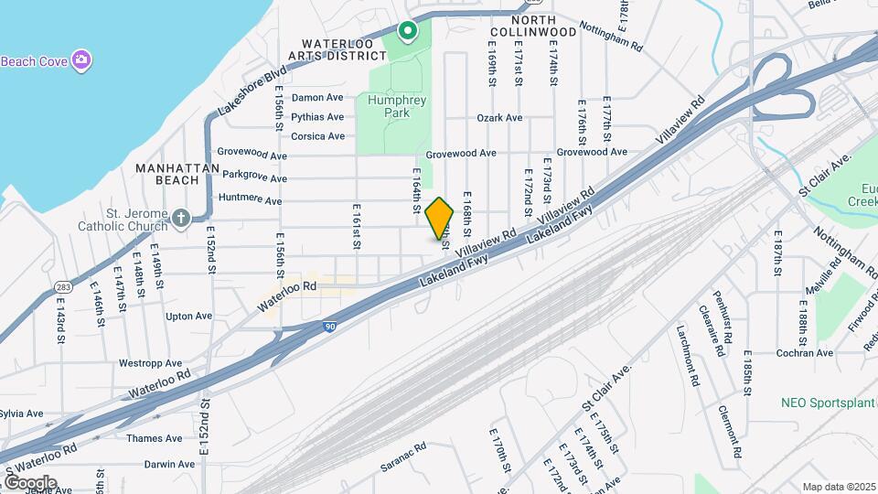 1288 E 167th St Map and Location Details