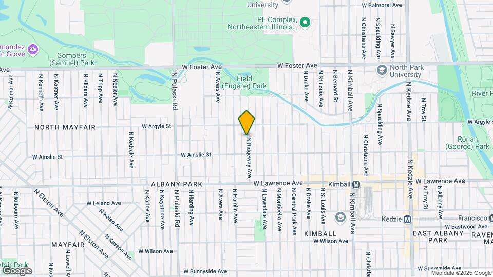 4932 N Ridgeway Ave Map and Location Details