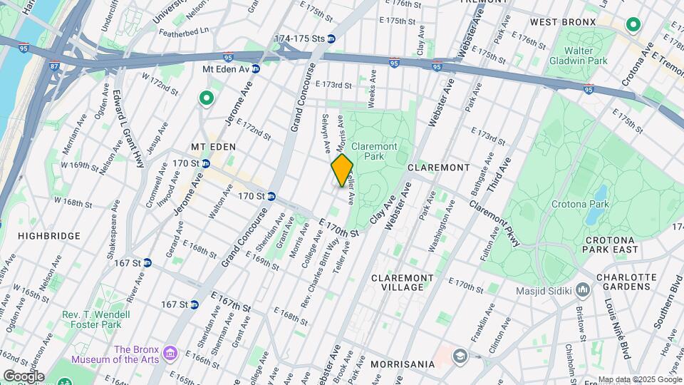 1460 College Ave Map and Location Details