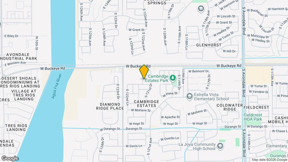 1323 S 121st Ln Mapa y Detalles de la Ubicación