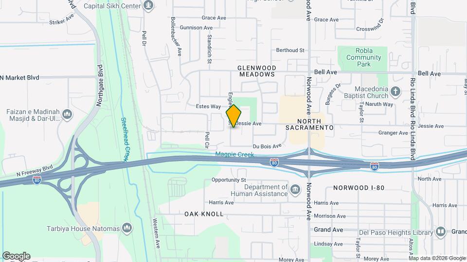 4154 Englewood St Map and Location Details