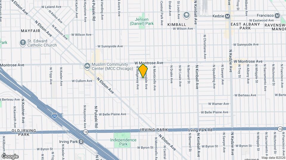 3707 W Cullom Ave Map and Location Details