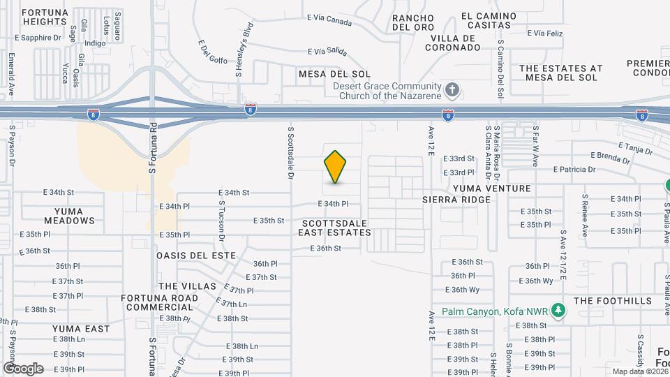 11631 E 33rd Wy Map and Location Details