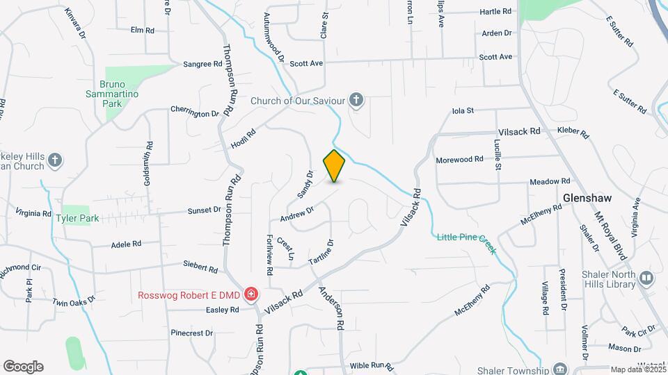 190 Andrew Dr Map and Location Details