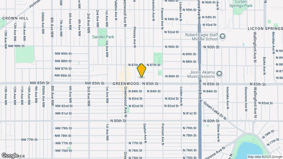 424 N 85th St Map and Location Details