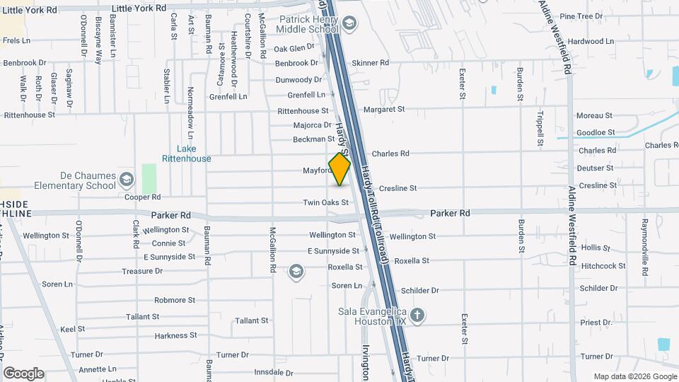 1114 Cresline St Map and Location Details