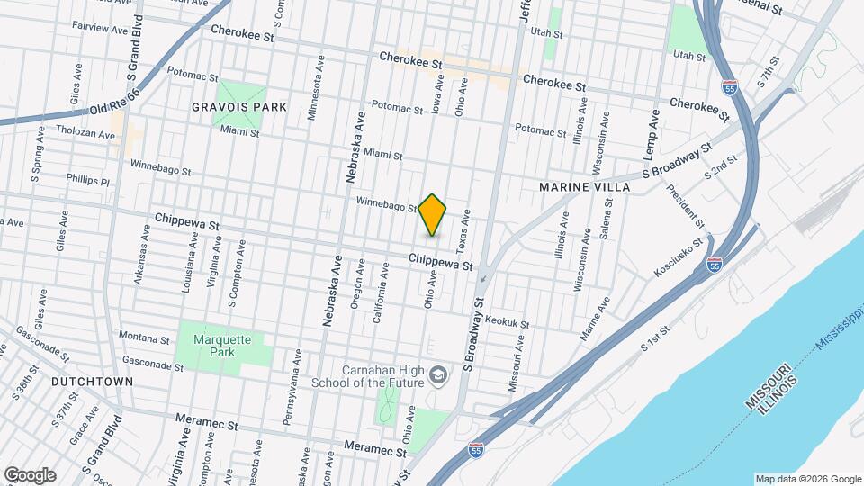 3739 Ohio Ave Map and Location Details