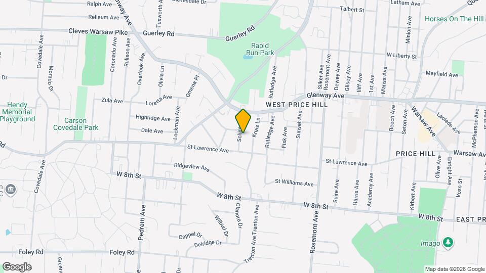 1026 Schiff Ave Map and Location Details