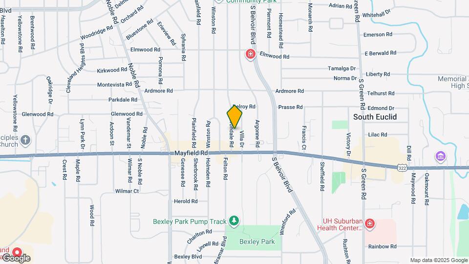 1391 Avondale Rd Map and Location Details