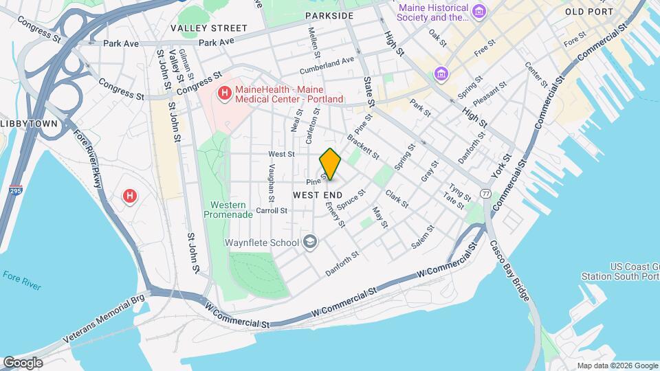 127 Emery St Map and Location Details