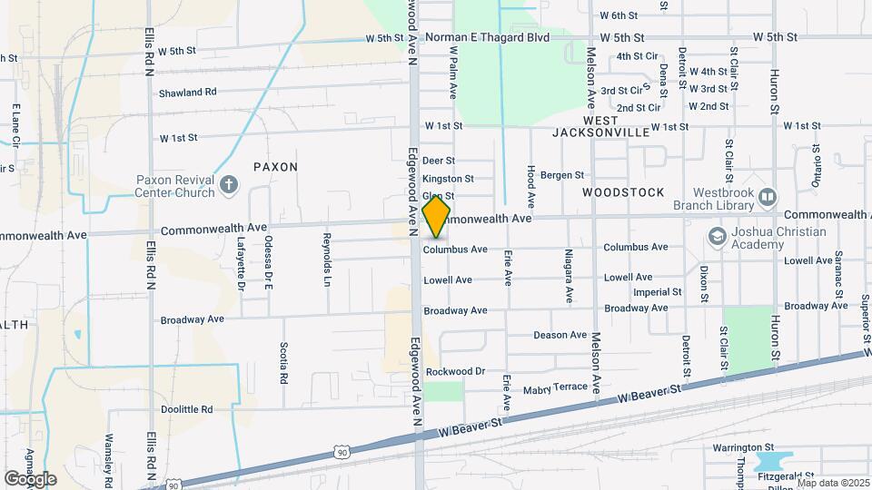 3524 Andrews St Map and Location Details