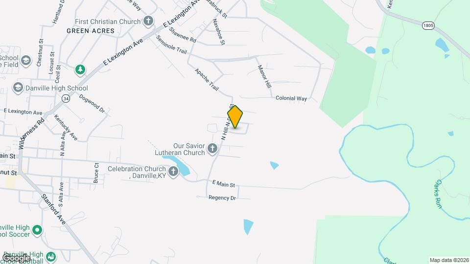 1009 Plainview Dr Map and Location Details