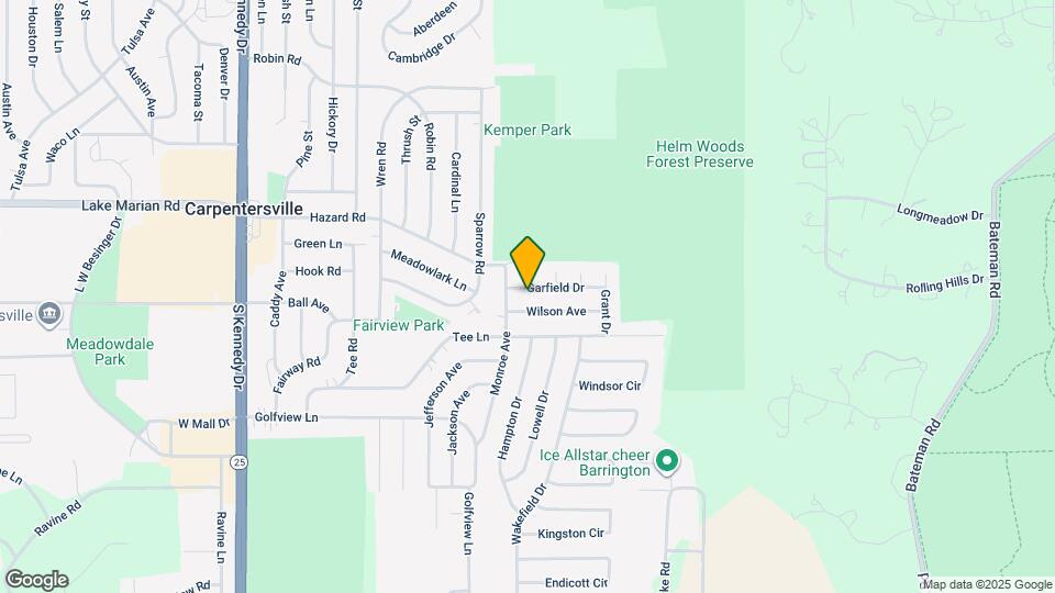 905 Garfield Dr Map and Location Details