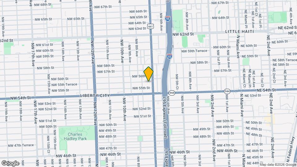720 NW 55th Terrace Map and Location Details