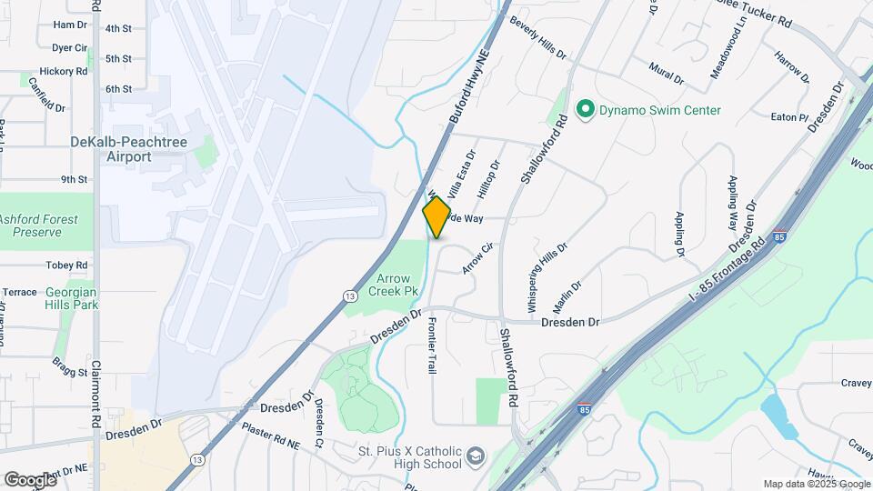 2906 Arrow Creek Dr Map and Location Details