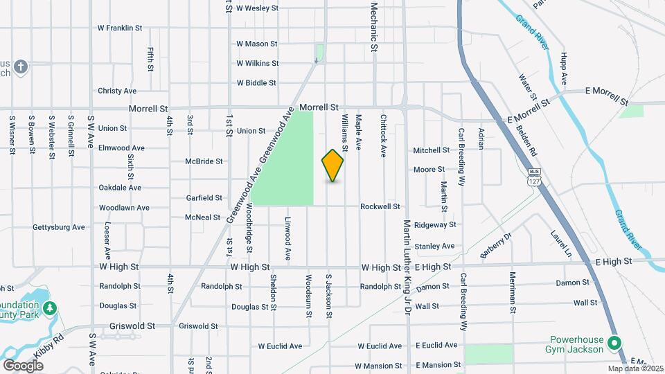 1031 S Jackson St Map and Location Details