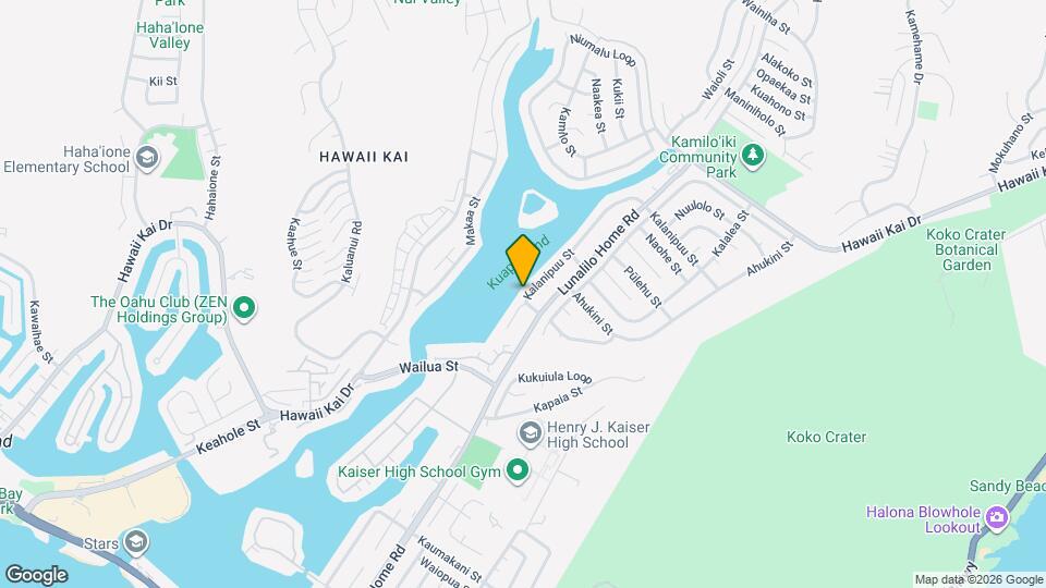 662 Kalanipuu St Map and Location Details