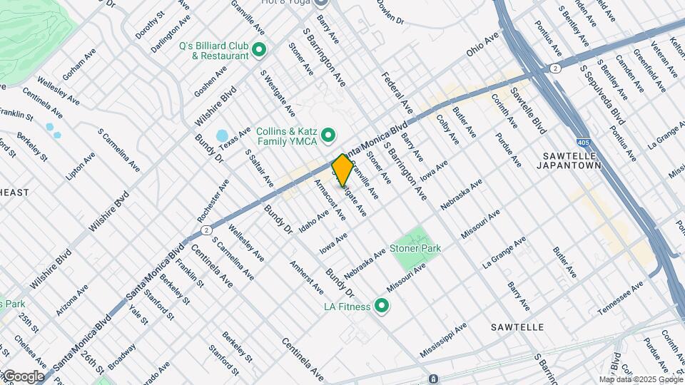 1549 S. Westgate Ave. Mapa y Detalles de la Ubicación