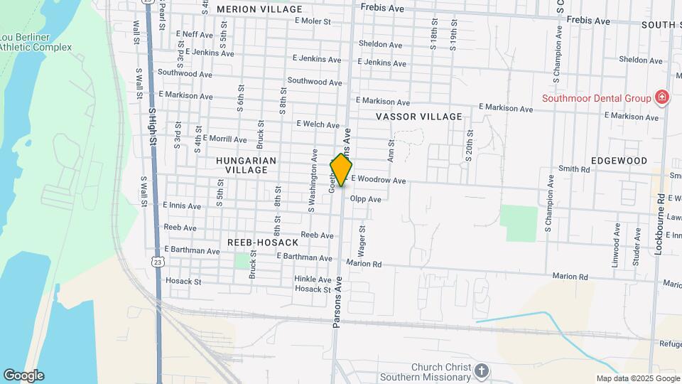 1779 Parsons Ave Map and Location Details