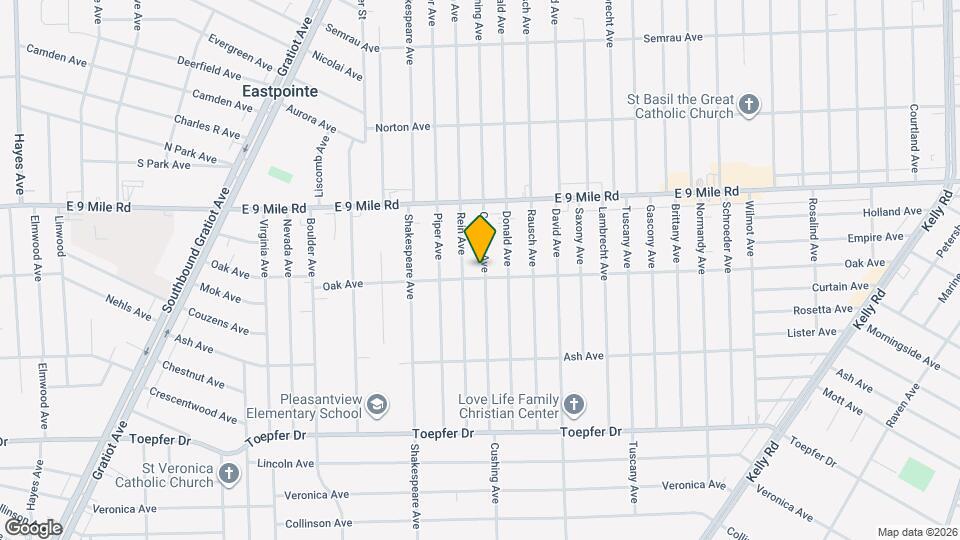 22413 Cushing Ave Mapa y Detalles de la Ubicación