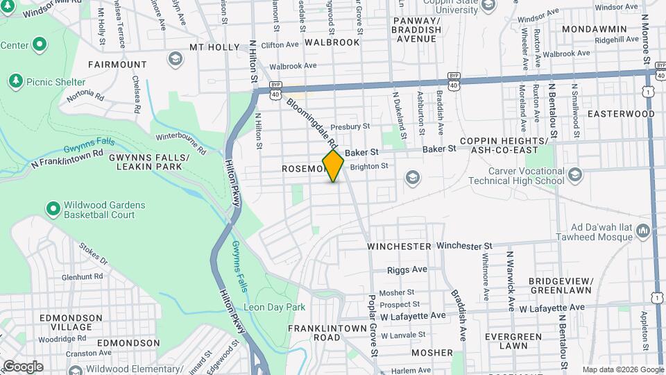 3003 Presstman St Map and Location Details