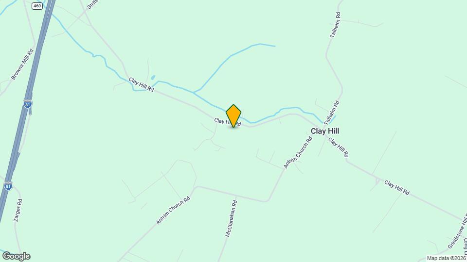 834 Clay Hill Rd Map and Location Details