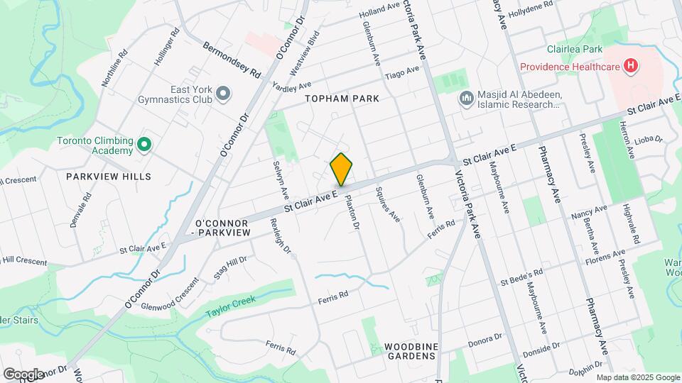 2877 St Clair Ave E Map and Location Details