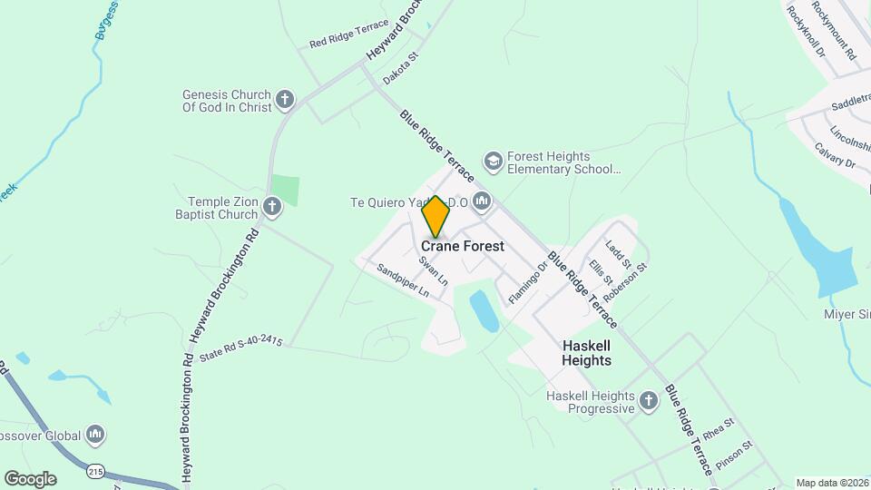 1105 Peachwood Dr Map and Location Details