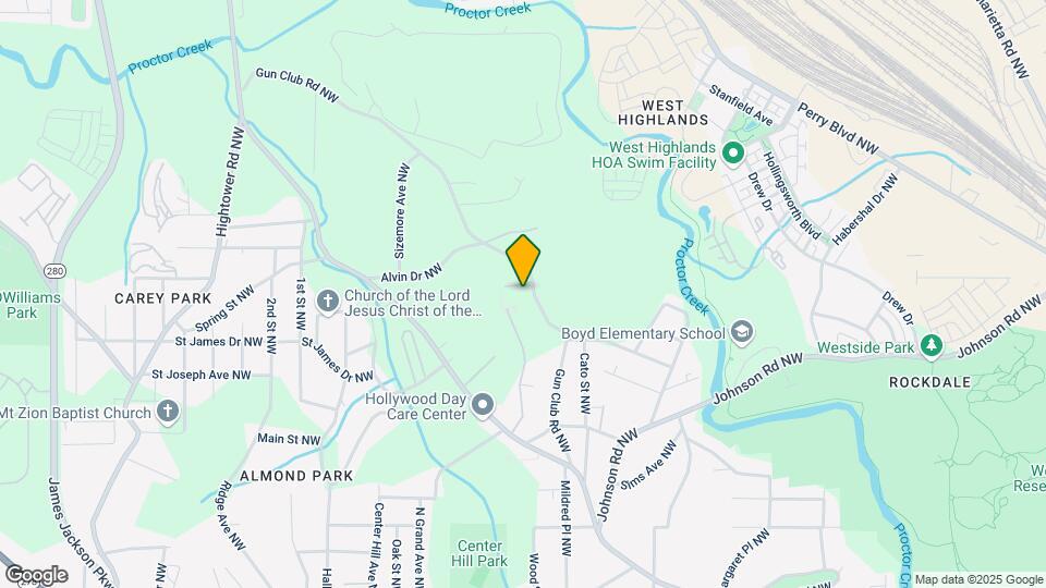 1200 Gun Club Rd NW Map and Location Details