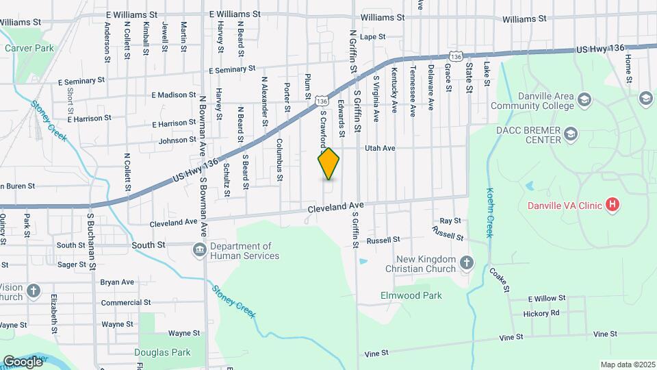 125 S Crawford St Map and Location Details