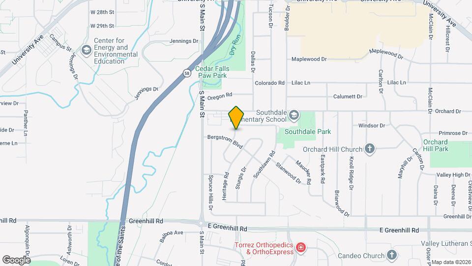 3718 Convair Ln Map and Location Details