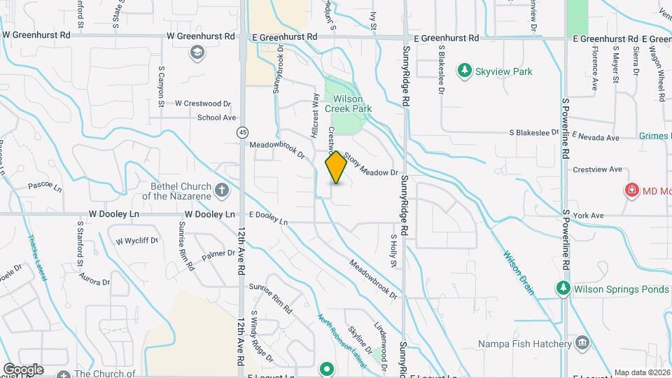 2920 S Juniper St Mapa y Detalles de la Ubicación