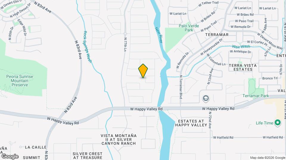 25372 N 76th Dr Map and Location Details