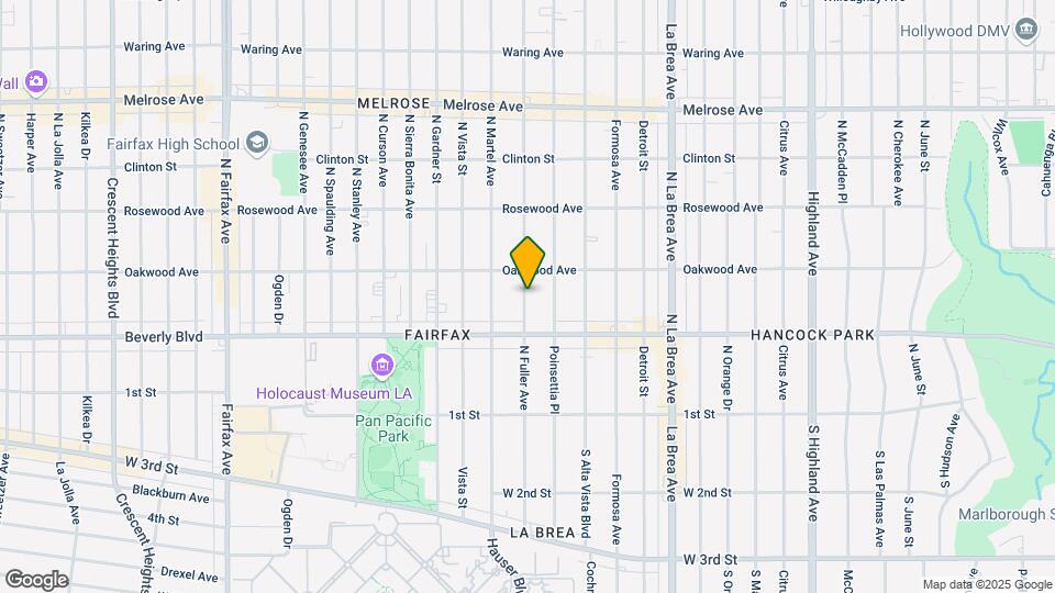 342 North Fuller Avenue Map and Location Details