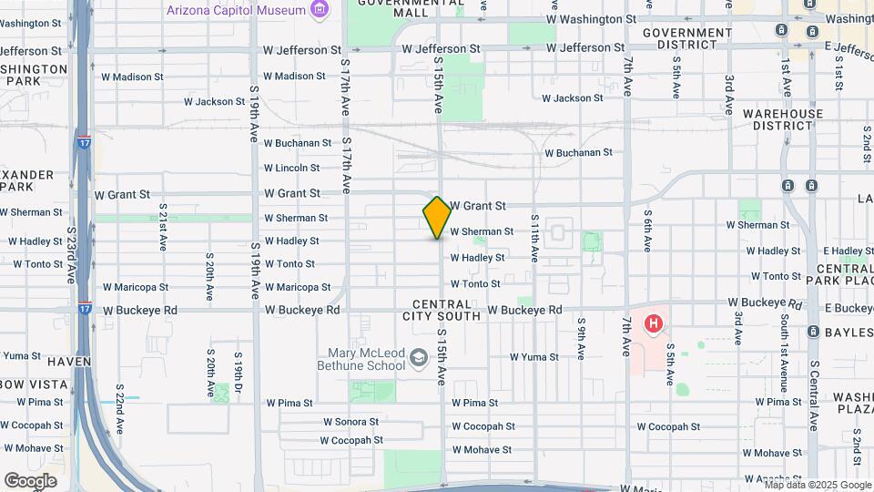 820 S 15th Ave Map and Location Details