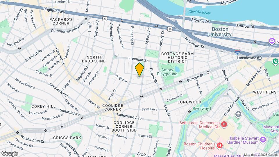 36 Browne St, Unit 3 Map and Location Details