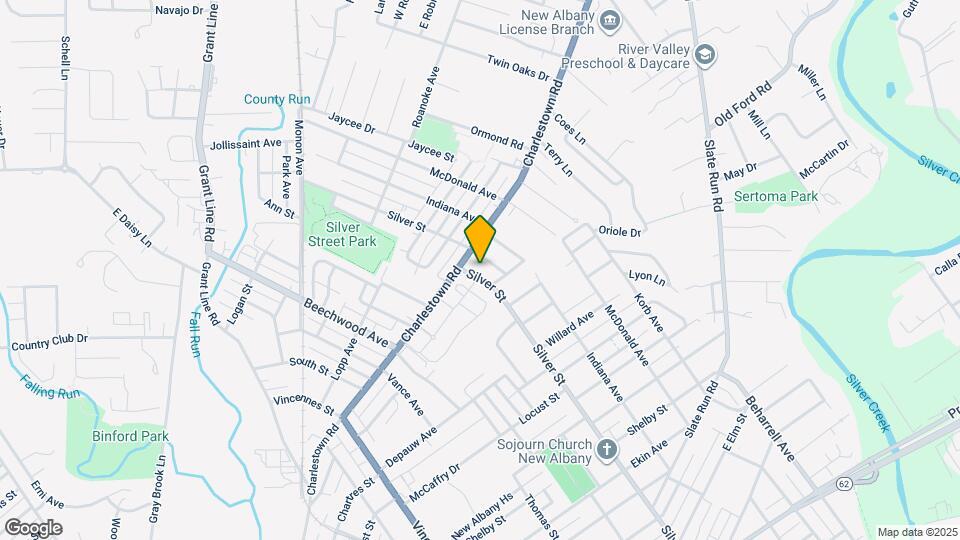 1428 Silver St Map and Location Details