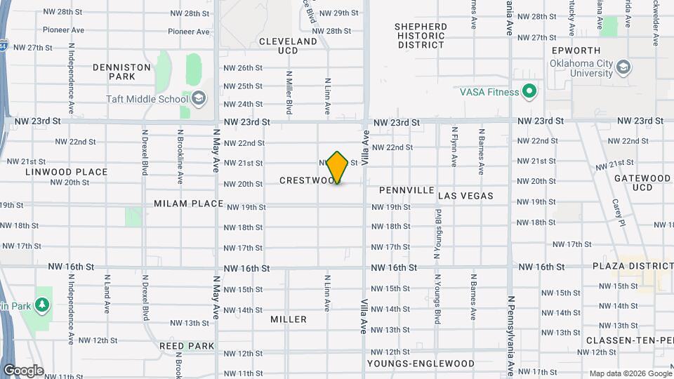 2534 NW 20th St Map and Location Details
