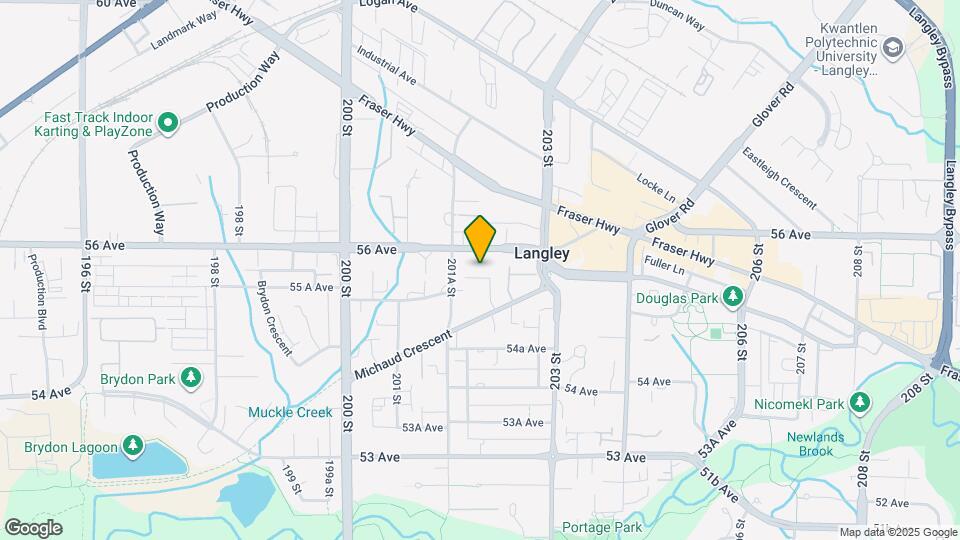 The Bentley Map and Location Details