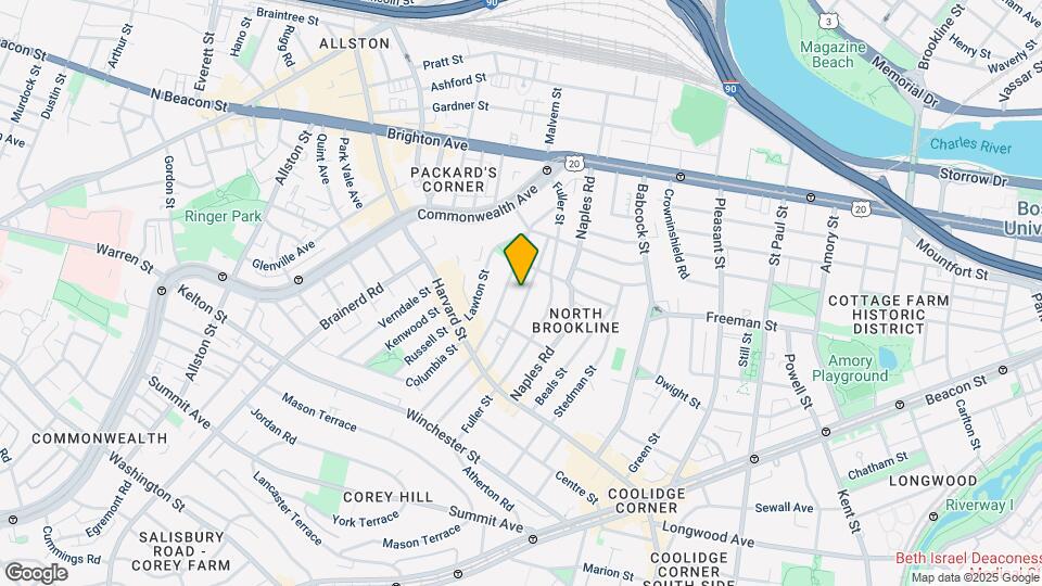 128 Coolidge St Map and Location Details